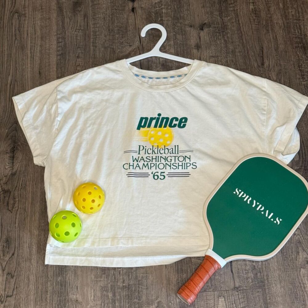 Prince Pickleball Championships Cropped Tee